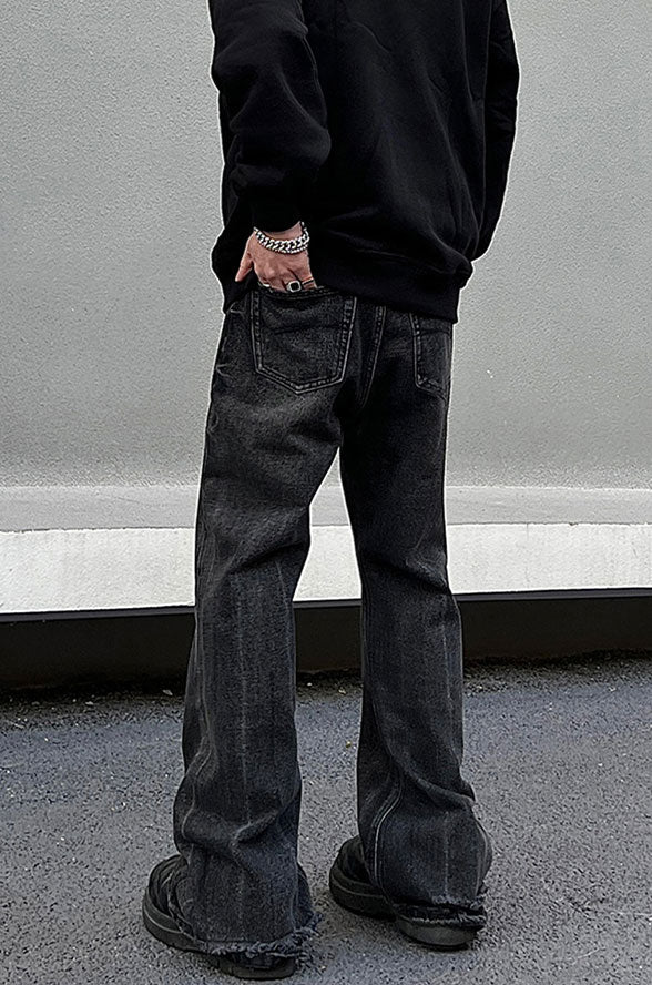Faded Black Denim Jeans