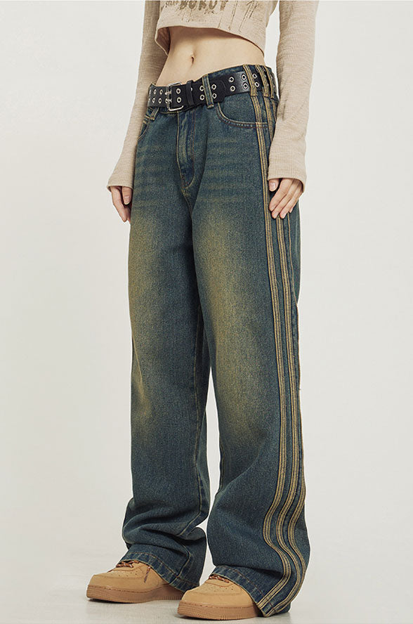 'WASHED' Denim Jeans