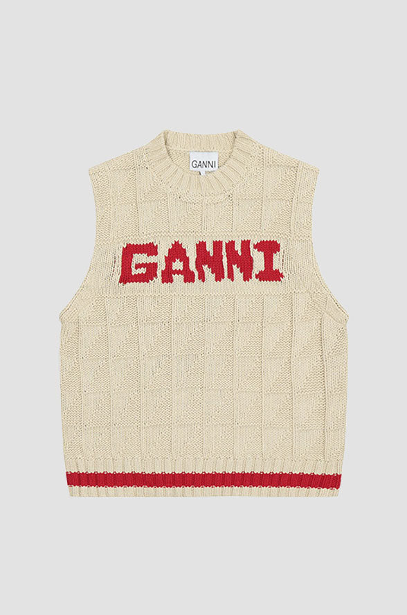 'GANNI' Knit Vest