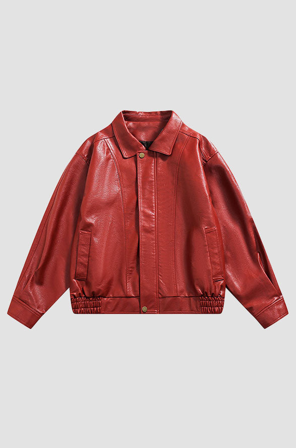 'SEPTEMBER 7' Leather Jacket