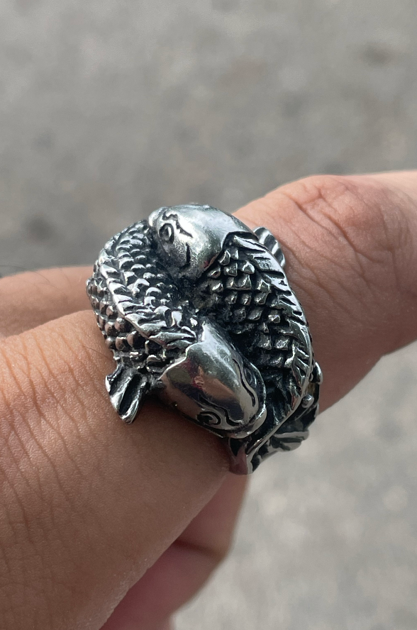 'KOI' Silver Ring