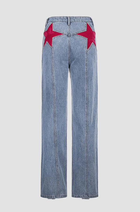 Pocket Star Denim Jeans