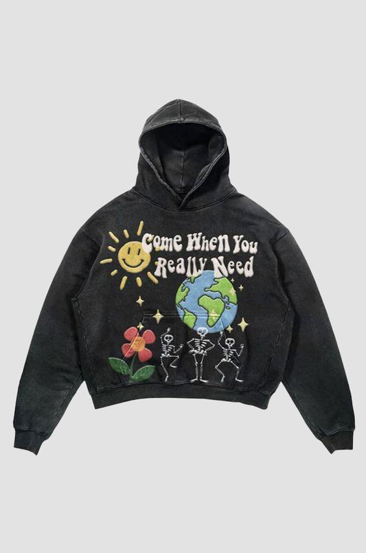 'NEEDED' Graphic Hoodie