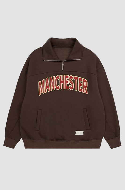 'MANCHESTER' Quarter Zip Pullover