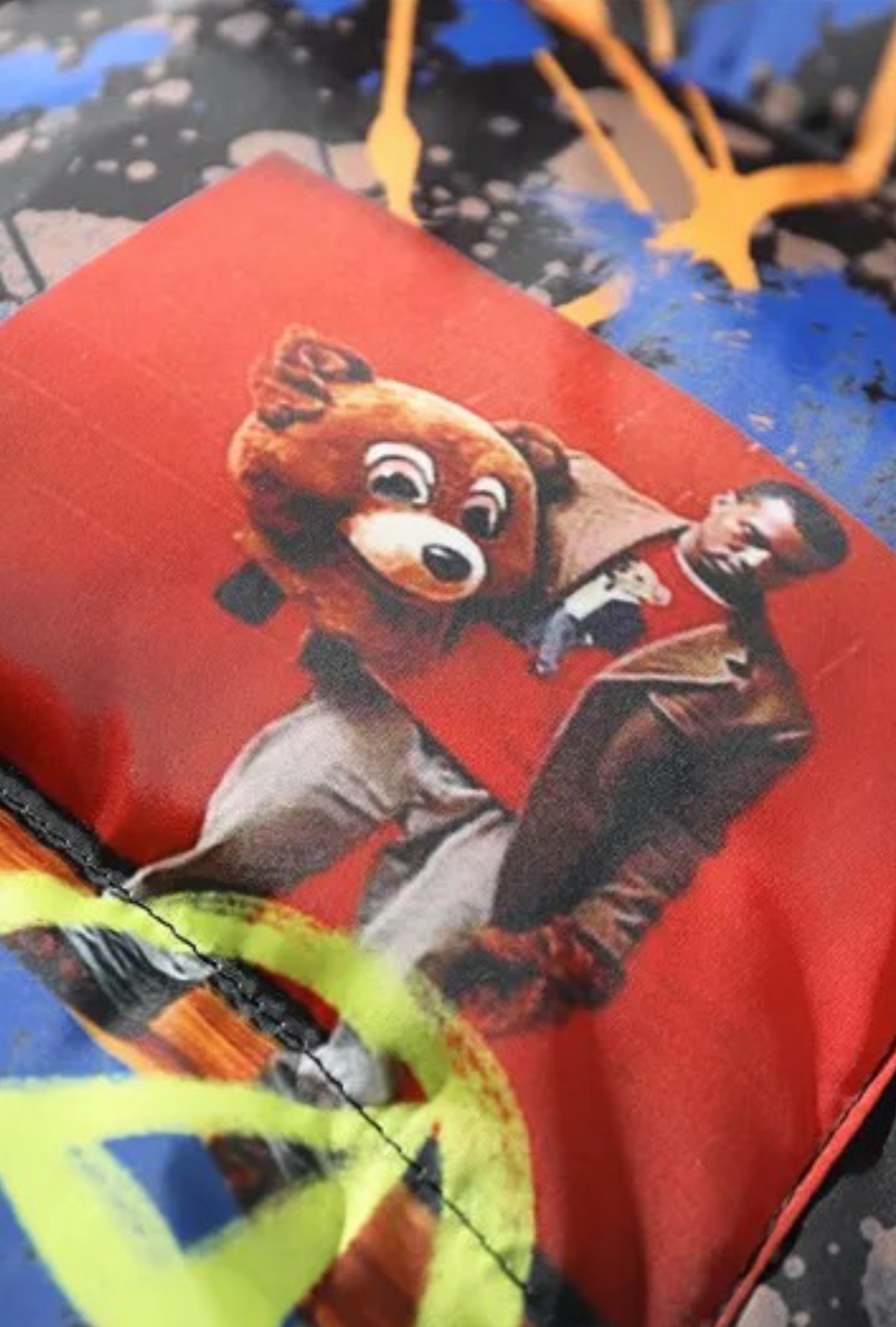 Kanye Graffiti Puffer Jacket - shopuntitled.co
