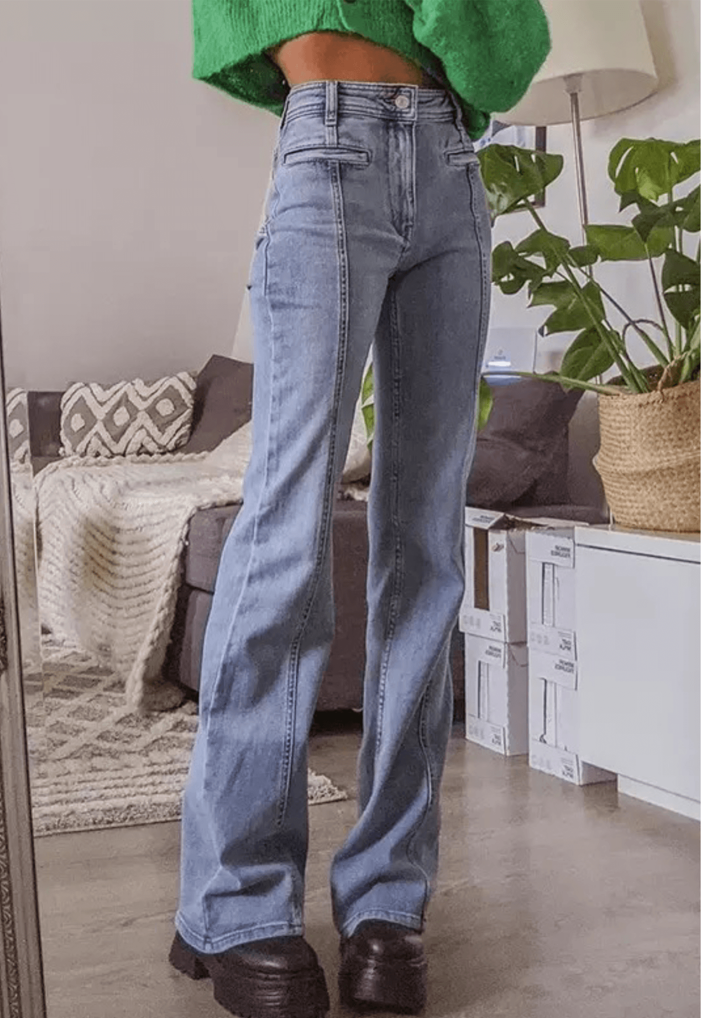 Pocket Star Denim Jeans - shopuntitled.co